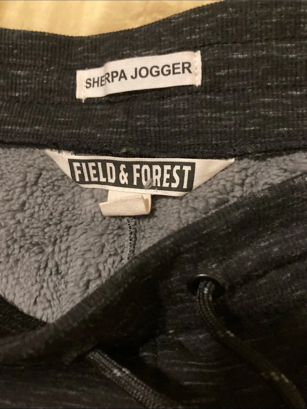 Sherpa Joggers - Charcoal